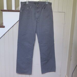 Banana Republic Factory NEW Cotton Pants Men's 34/32 Gray